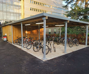 Cycle parking and shelters for university library refurb