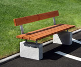 Sheldon Plinth Mounted Timber Seat - SST302 - on this page