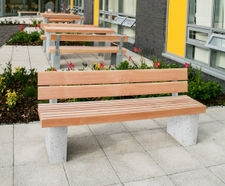 Langley Plinth Mounted Seat - LST102