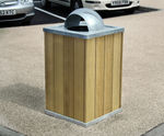 Langley Timber Clad Litter Bin - LLC104