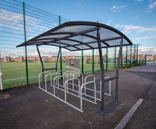 Malford Double Sided Steel Frame Cycle Shelter - MCS204