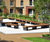Langley LBN118 - steel-framed bench with timber top 3