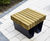 Langley LBN118 - steel-framed bench with timber top 4