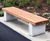 Langley Plinth Mounted Bench - LBN114 0