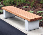 Langley Plinth Mounted Bench - LBN114