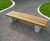 Langley Plinth Mounted Bench - LBN114 2
