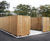 Sheldon SBS302 - steel and timber outdoor bin store 6