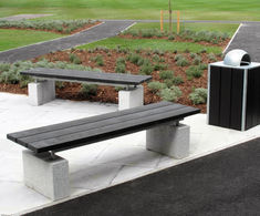 Sheldon Recycled Plastic Bench - SBN310