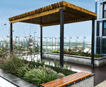 Bespoke Pergolas for Holbrook House Student Housing