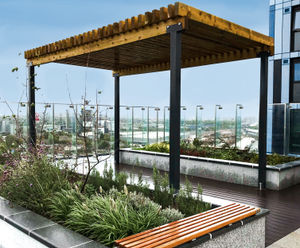 Bespoke Pergolas for Holbrook House Student Housing