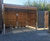 Covered cycle parking and bin store area for new housing 0