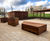 Sedum roofed shelters for University of Birmingham 2