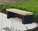 Langley Bench with Steel Plinth Type Legs - LBN107 - on this page