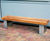 Langley Bench with Steel Plinth Type Legs - LBN107 8