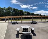 Large covered walkway and canopy - Eden Park High School - on this page