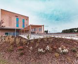 Benches and cycle shelter for new medical centre  - on this page