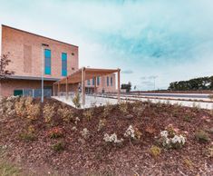 Benches and cycle shelter for new medical centre 