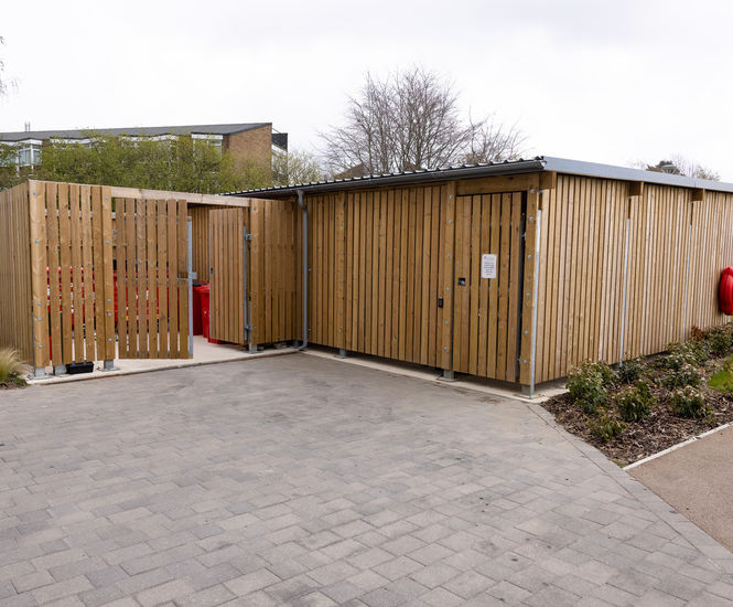 Street furniture for student accommodation in Durham