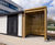 Enclosed shelters with green roofs for Fujifilm offices 3