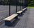 Langley Bench with Steel Plinth Type Legs - LBN107 10