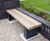 Langley Bench with Steel Plinth Type Legs - LBN107 11