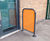 Malford MDB202 - steel door barrier with perforated aluminium infill panel 2
