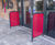 Malford MDB202 - steel door barrier with perforated aluminium infill panel 11