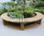 Sheldon all-timber curved bench - SBN339 7