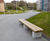 Sheldon Chunky Timber Top Plinth Mounted Bench - SBN331 7