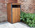 Sheldon Enclosed Steel Frame Litter Bin - SLC306 1