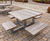Sheldon recycled plastic picnic table - SPT302 10