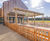 Cycle shelter, canopy and seats for new activity centre 1
