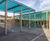 Covered walkway, canopy shelter and picnic sets for school 5