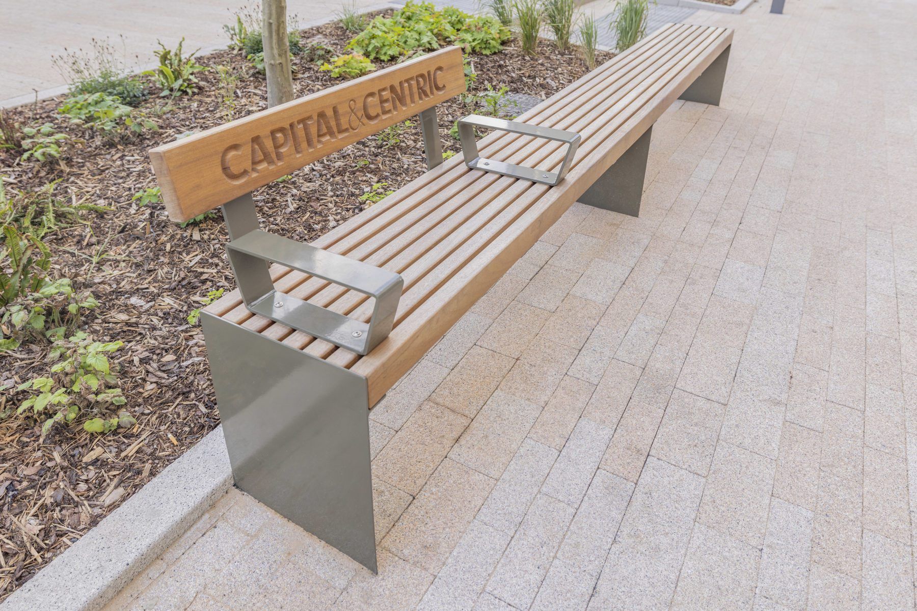 Contemporary Public Realm Seating - Adair St, Manchester | Langley ...