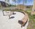 Contemporary outdoor seating for new research facility 3