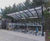 Cycle shelters and two-tier bike racks for university  3