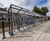 Cycle shelters and two-tier bike racks for university  0