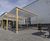 Canopy shelter for outdoor eating area - BMW 0
