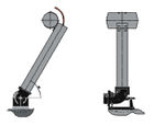 Floating / decanting arms for penstocks