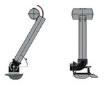 Floating / decanting arms for penstocks