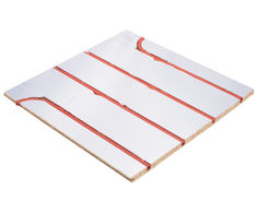 Wavin WarmDeck - insulated upstairs underfloor heating panel system