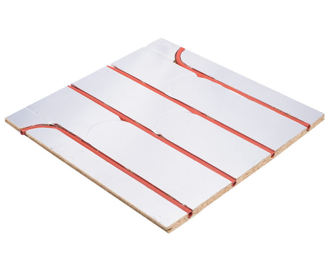 Wavin WarmDeck - insulated upstairs underfloor heating panel system