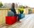 Geo Design Barrier Seating - outdoor fibreglass planter bench 0