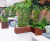 Geo Design Planter Range - fibreglass outdoor geometric planter 1