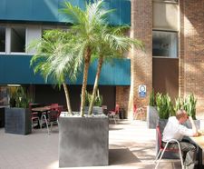 Cube Geo Design - fibreglass planter for modern landscapes