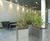 Geo Hexagons - fibreglass geometric column planters 6