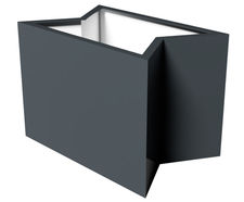 Hexagon Barrier 1 - fibreglass interlocking geometric planter