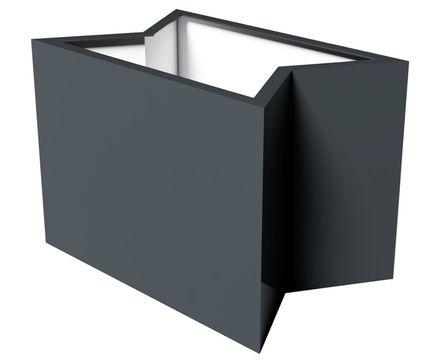 Hexagon Barrier 1 - fibreglass interlocking geometric planter