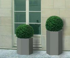 Geo Hexagons - geometric fibreglass planter