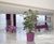 Geo Design Cylinder  - circular fibreglass tree planters 4